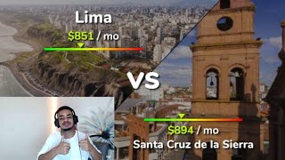 DOMINICANO REACCIONA A CIUDAD DE SANTA CRUZ VS LIMA (PERÚ) 🇵🇪🇧🇴