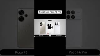 Poco F6 vs Poco F6 Pro. #PocoF6 #PocoF6Pro #Poco #F6 #F6Pro