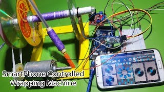 Smartphone Controlled Winding Machine | Awesome Arduino Project