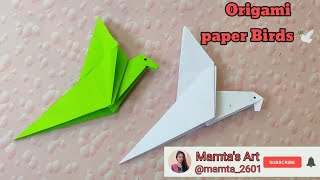 how to make a origami flipping bird -  Easy step by step|How to make an Origami Flipping Bird|#diy