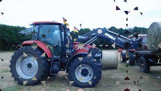 IHC 844 XL & Case Farmall 105 U Ballen Fahren