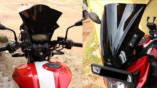 Best Visor for TVS Apache 1604v & 200 4v || LLUVIA Tourer Modifications