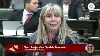 Senadora Alejandra Navarro ¨- Bspa en Gaona