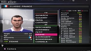 PES 2010 - França Clássica - Stats - PS2