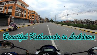 Beautiful Kathmandu in  Lockdown. Kalanki - Baluwatar Ride.