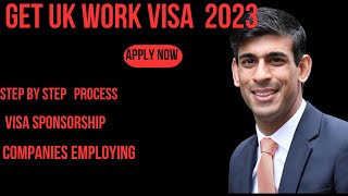 GREAT NEWS || STEPS IN GETTING UK WORK VISA 2023