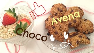 Galletas de Avena y Chocolate - Muy Fácil y Rápidas - Recetas By Fany