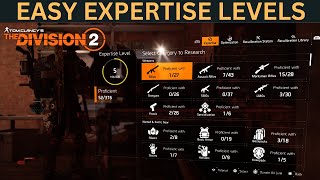 The Division 2 - GAIN EASY EXPERTISE LEVELS!