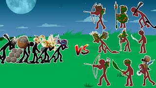 STICK WAR LEGACY || GIANT BOSS SAVAGE VS GIANT, ARCHER, MAGIKILL