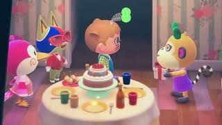 PurrPants’s  Birthday 🥳 party on Animal crossing