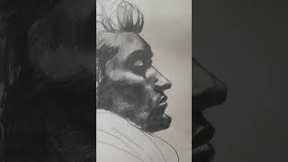 Capturing Vogue: Drawing a handsome Male Model with Dramatic Shading @ArtClassWithZoe