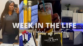 A WEEK IN THE LIFE OF A MEDICAL ASSISTANT: Come to work w/me 8:30-5| Marc Jacob Bag + Kitchen update