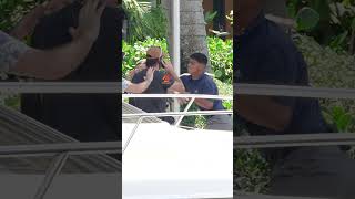 Brawl Breaks Out at American Social! ⚡🥊 Dockside Chaos Caught on Video! 🚤🎥 #MiamiMadness  #Boatsnaps