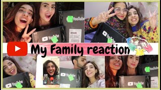 Family Reaction To My YouTube Silver Award, Do I Deserve This? - Ek Ghr May Do Silver Button? Vlog