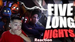 Swaggy's Here| Reaction to Five long nights (FNAF 1 Song Remix)