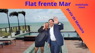 Vendo Flat Mobiliado Beira Mar Praia de Manaíra João Pessoa PB a partir de 350mil no Pool Hoteleiro