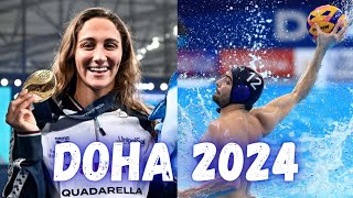 🥇🥇QUADARELLA, la PALLANUOTO e altro...IL MIO COMMENTO SUI MONDIALI di DOHA 2024💧🇶🇦‼️