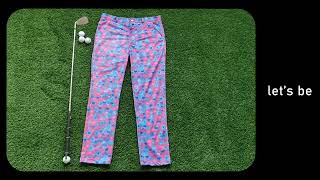 MEN'S COLORFUL WORLD STRETCH GOLF PANTS