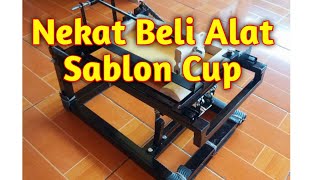 Review & Unboxing Alat Sablon Cup