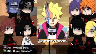 Akatsuki react to || gacha club