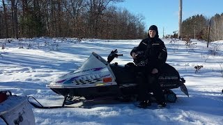 Snowmobiling (Raw Footage)