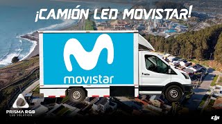 CAMION CON PANTALLA LED MOVISTAR / PRISMARGB DRON DJI