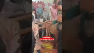 Detik-detik Pemecahan Gentong Begalan Banyumasan #shorts