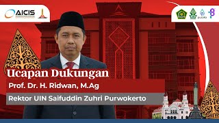 AICIS 2024 : Ucapan Dukungan Rektor UIN Saifuddin Zuhri Purwokerto