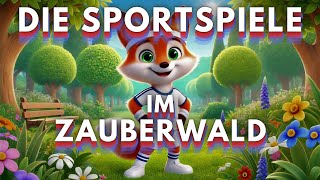 Die Sportspiele der Tiere im Zauberwald - Fantasie Kindergeschichte zum Einschlafen