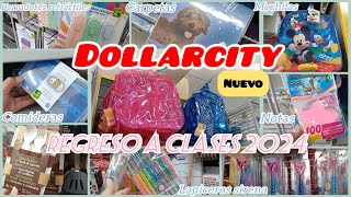 DE REGRESO A CLASES 2024 CON #dollarcity 💯📚 ¡LO MÁS NUEVO EN PAPELERÍA Y ÚTILES ESCOLARES! #tour