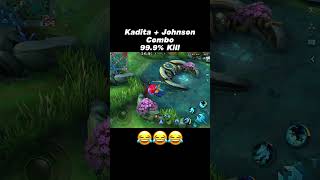 Unstoppable Duo Kadita + Johnson 😂😂😂 Mobile Legends