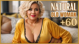 Natural Older Women OVER 60💄 Fashion Tips Review Part 100