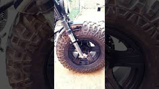 | bullet modification ludhiana| royal enfield modification latest | jeep tyres in bullet