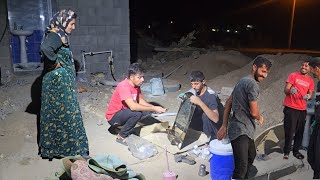 Starting the construction of the second floor of the building and saying goodbye to Qasim