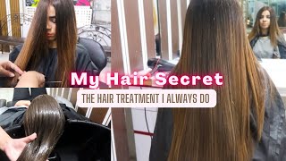 How Do I Keep My Hair Straight, Smooth And Shiny - keratin Treatment | MY HAIR SECRET | Yusravlogs