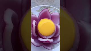 Egg And Onion Flower Breakfast.