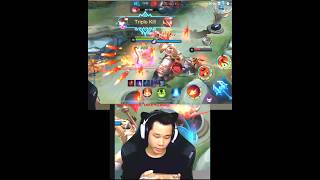 Jess No Limit - Gusion savage 1vs 5😱🔥 #shorts #mobilelegends  #mlbb