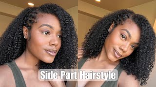 Side Part Hairstyle✨ | Flat Twist method