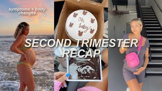 Second Trimester Recap | symptoms, body changes & baby shower update 👶🏼