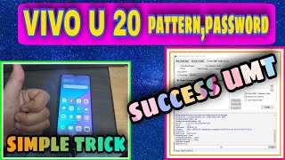 vivo U20 pattern|password|pin remove UMT|vivo 1921 unlock