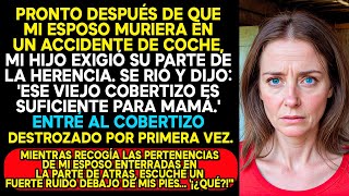 CUANDO MURIÓ MI ESPOSO, MI HIJO DIJO: "A MAMÁ LE TOCA EL VIEJO COBERTIZO, VIVA AHÍ...