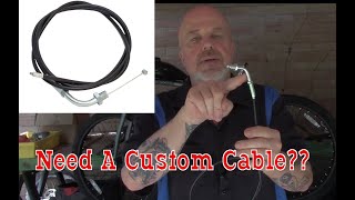 Custom Made Clutch, Throttle or Brake Cables For Motorized Bicycles