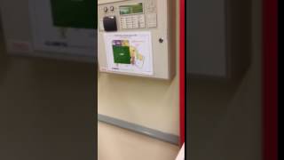 Fire alarm test at Tesco