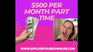 An extra $500 per month around your own schedule