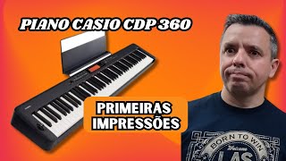 TESTEI O PIANO DIGITAL CASIO CDP S360 BK 👉 SERÁ QUE VALE A PENA? CONFERE AQUI!