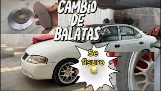 Se fisuro el Rin del Sentra 😭, cambio de balatas 👌