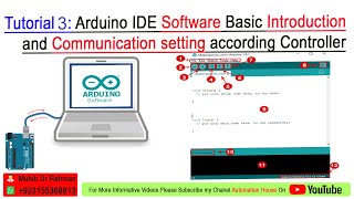 Arduino IDE Software Basic Introduction and Com port setting Urdu||Hindi #Software_intro