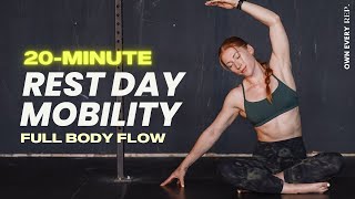 20 Min. Soft Mobility Flow + Stretches | Gentle Movement For Active Recovery | Beginner-Friendly