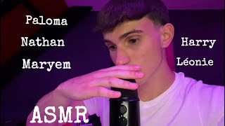 ASMR | JE LIS VOS PRÉNOMS ET VOS MOTS DÉCLENCHEURS