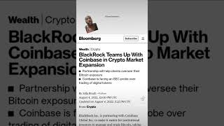 #BlackRock partners with #Coinbase 😱😱 #shorts